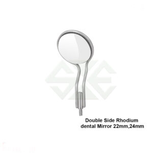 Double-Sided Mouth Mirror Rhodium